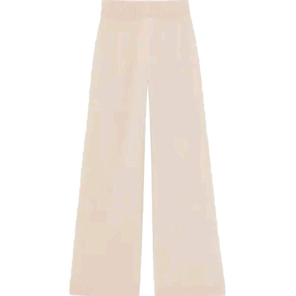 Eberjey Reversible Plush High-Waist Wide-Leg Pants Women's Small NWOT - Picture 1 of 9